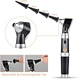 Jiusion 3X Otoscope with LED 8 Tips Storage Case for Doctor Nurse Adult Kid Pet view 3
