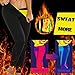 SEXYWG Women Ankle-Length Slimming Long Pants Neoprene Sweat Sauna Body Shapers,Black,Medium-FBA
