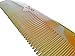Unique Gift - Olina No Static 100% Handmade Premium Quality Natural Sheep Horn Comb without Handle (Sheep Strip, Without Handle, 6.5'')