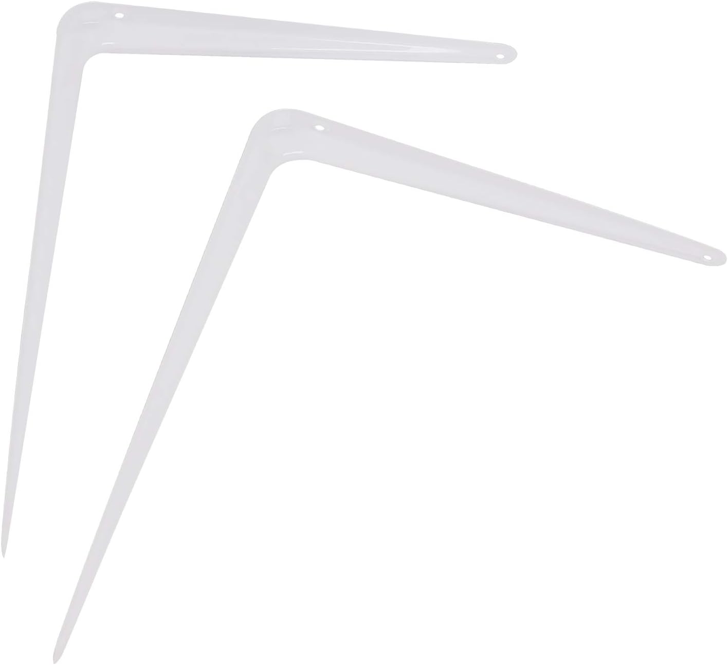 KINJOEK 24 Packs 6 x 8 Inch Shelf Brackets, Heavy Duty Metal Wall Corner Angle Shelving Shelf Brackets with Screws for Wall Hanging Shelves Decorative Corner Brackets: Home Improvement