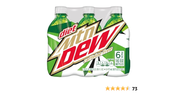 Amazon Com Diet Mountain Dew Caffeine Free Grocery Gourmet Food