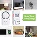 UV Sterilizer Light with 24 Hour Plug-in Mechanical Timer, LAMPTOP UV Germicidal Light 110V 8W Air Sterilizer Cleaner -Kills 99.9% of Mold Bacteria Germs Viruses for Cabinet Household