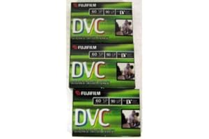 Fujifilm DVC DVM60 3 Pack Mini DV Tapes