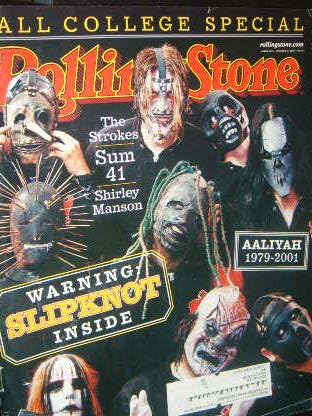 Rolling Stone Magazine Slipknot (October 11, 2001, 879) Paperback โ 2001