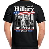 Biker Life USA Hillary for Prison T-shirt