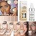 Concealer Cover,Flawless Colour Changing Foundation Makeup Base Nude Face Liquid Cover Concealer