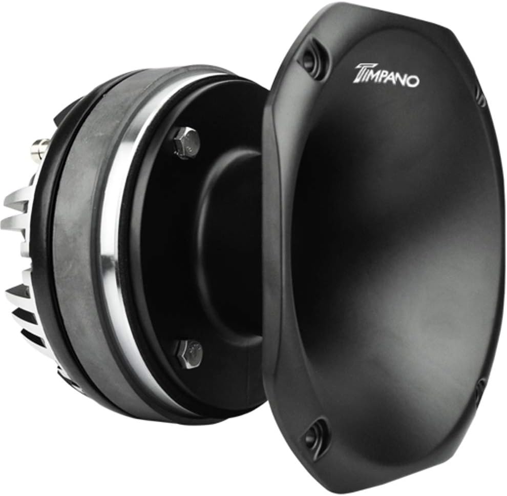 Timpano TPT-DH2000 2-Inch Compression Exit Aluminum Horn + Ferrite Driver, 200 Watts Continuous Power, 100 Watts RMS Power, 8 Ohms Impedance, 109 dB Sensitivity, 1.0KHz – 20KHz Frequency Response