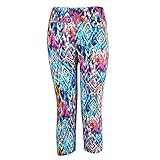 Misaky High Waist Fitness Yoga Sport Pants Printed Stretch Cropped Leggings