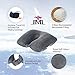 JML Travel Pillow, Convertible Neck Pillow - 3 in 1 Multifunctional, 360º Wrap Neck Pillow with Airplane Travel Kit (Eye Masks and Earplugs) for Traveling on Airplane,Bus,Train or at Home, Grey