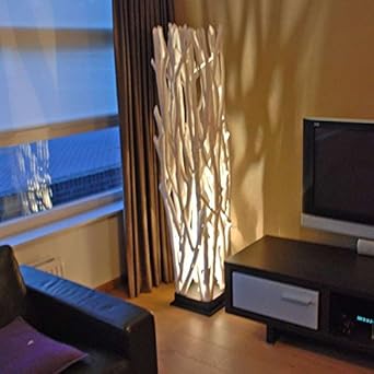 Qazqa Design Landhaus Vintage Rustikal Modern Stehleuchte Stehlampe Standleuchte Lampe Leuchte Ubon White Wash Innenbeleuchtung Wohnzimmer Schlafzimmer Holz Langlich Inklusive Amazon De Beleuchtung