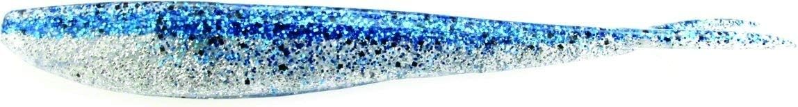 Lunker City 42500-25 Fin-S Fish 4" Fishing Equipment, Silver,Blue Ice