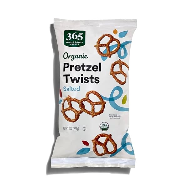 365 BY WHOLE FOODS MARKET, ORGANIC MINI PRETZEL TWISTS, 8 OZ