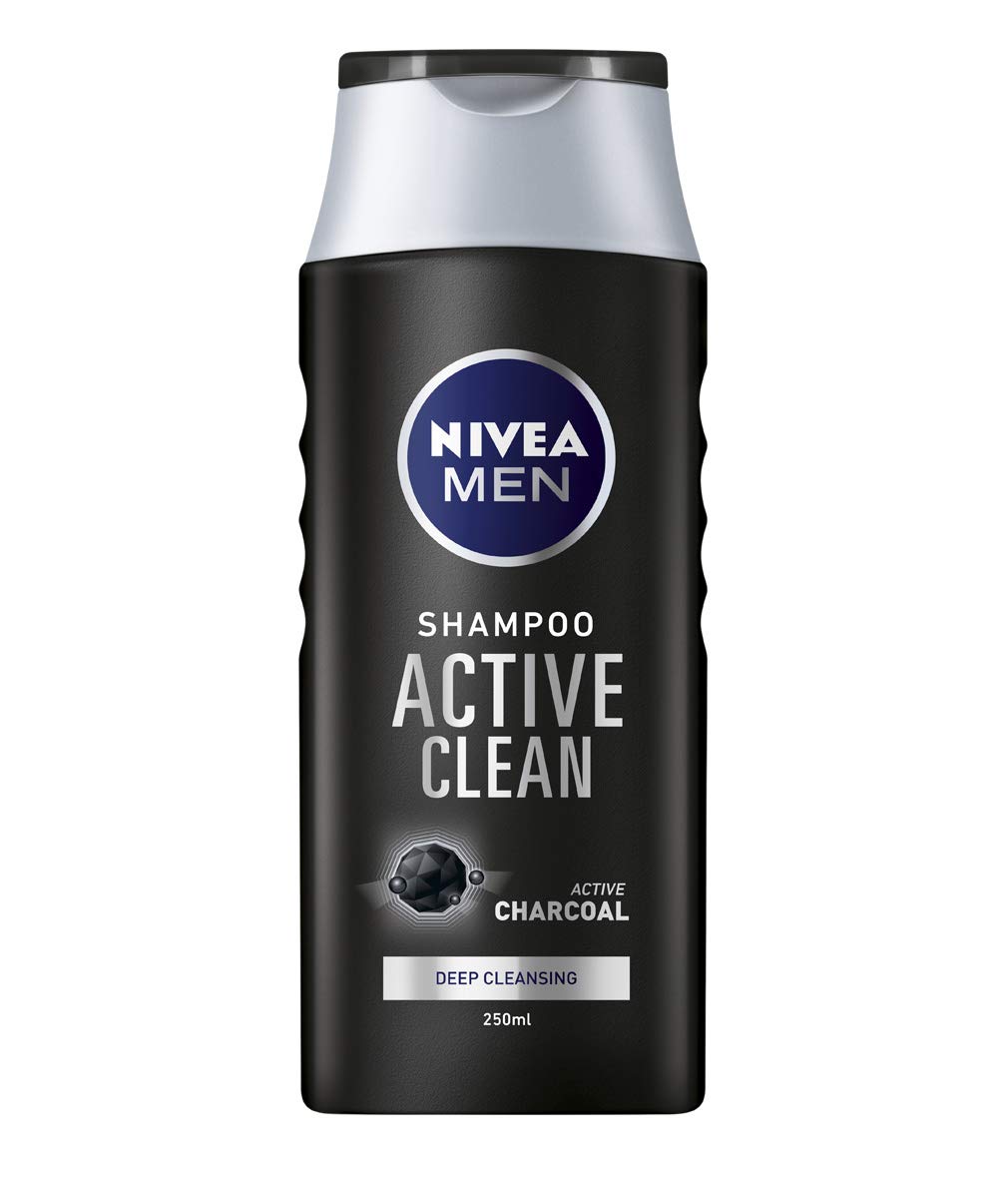 NIVEA Men Active Clean Shampoo, 250 ml