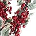 Package of 12 Artificial Red Berry and Mini Holly Leaves Floral Sprays for Holiday Decorating, Flower Arrangments or Home Decor Accents