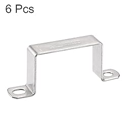 uxcell U Shaped Connector Bracket 38 x 61mm 304