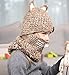 Sumolux Winter Kids Warm Fox Animal Hats Knitted Coif Hood Scarf Beanies for Autumn Winter