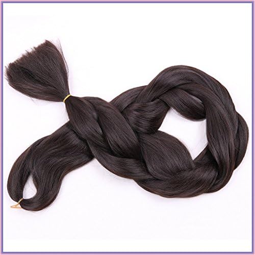 New Bee Hair(TM)1Pcs/Lot Kanekalon Brown Braiding Hair 42'' 165G Synthetic High Temperature Fiber Jumbo Braid Hair Extention