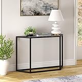 Levi 44'' Wide Trapezoid Console Table in Blackened