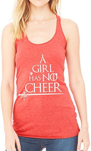 A Girl Has No Name Cheer Funny Christmas Womens Tank Top Red Large