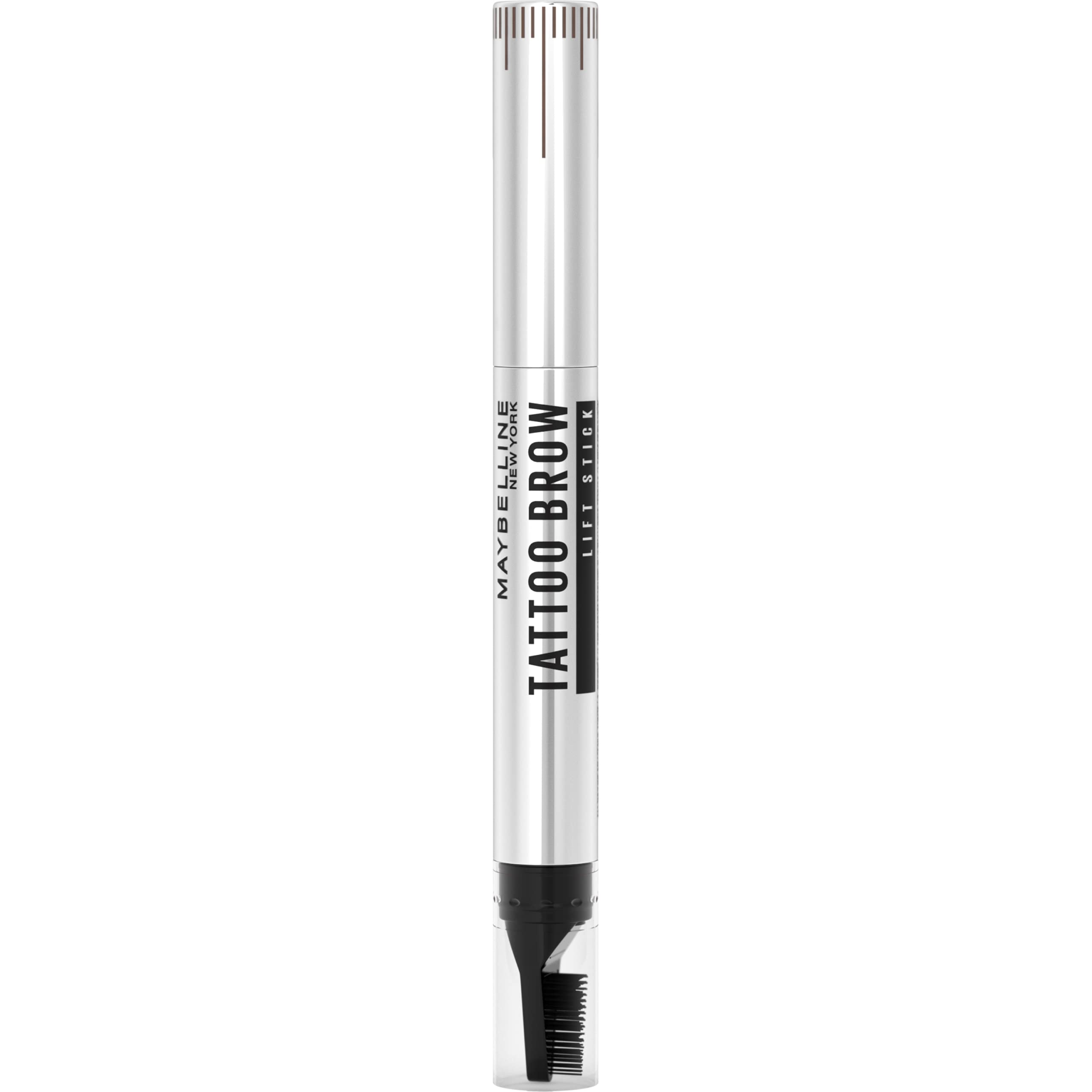 Maybelline Tattoo Brow Lift Stick, Lift, Tint & Sculpt Brows, All day wear, Medium Brown