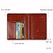 GDTK Leather Passport Holder Cover Case RFID Blocking Travel Wallet (Brown)