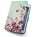 iPad Mini Case,LittleMax(TM) Kickstand Faux Leather Case Smart [Auto Wake/Sleep] Wallet Case [Magnet Clasp] Flip Cover for iPad Mini 1/2/3 [Free Cleaning Cloth,Stylus Pen]-04 Peach Blossom