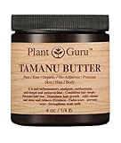 Tamanu Body Butter 4 oz. 100% Pure Raw Fresh Natural Cold Pressed. Skin Body and Hair Moisturizer, DIY Creams, Balms, Lotions, Soaps.