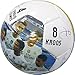 Official Licensed FC Real Madrid CHRISTIANO RONALDO & Squad Size 5 White & Gold Stripe Soccer Ball - w/ Ronaldo Image & santiago bernabéu stadium image in the background