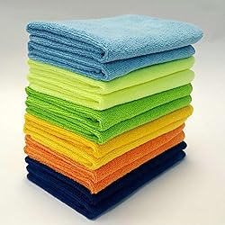 See MaxLit- MicroFiber Cleaning Cloth 12 PC Color Pack, 16 x 16 in. Details