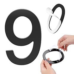 GLDonee Self-adhesive 5 Inch House Numbers Acrylic