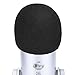 Mudder Microphone Foam Windscreen Microphones Covers for Blue Yeti, Yeti Pro Condenser Microphone, 3 Pack