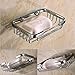 ThinkTop Soap Dish for Shower Solid Brass Chrome Finished Bathroom Shower Soap Basket Toilet Soap Dishes Holder Wall Mounted