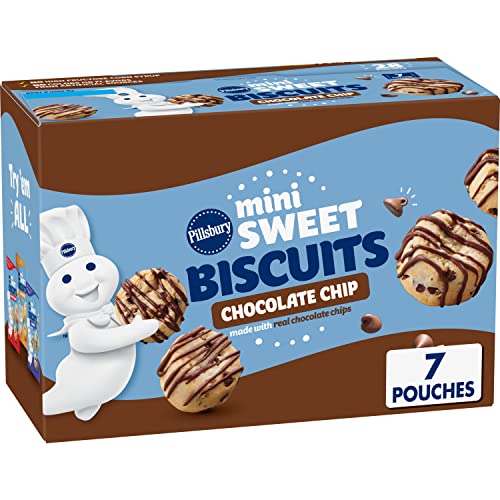 Pillsbury Mini Sweet Biscuits, Chocolate Chip, 10.5