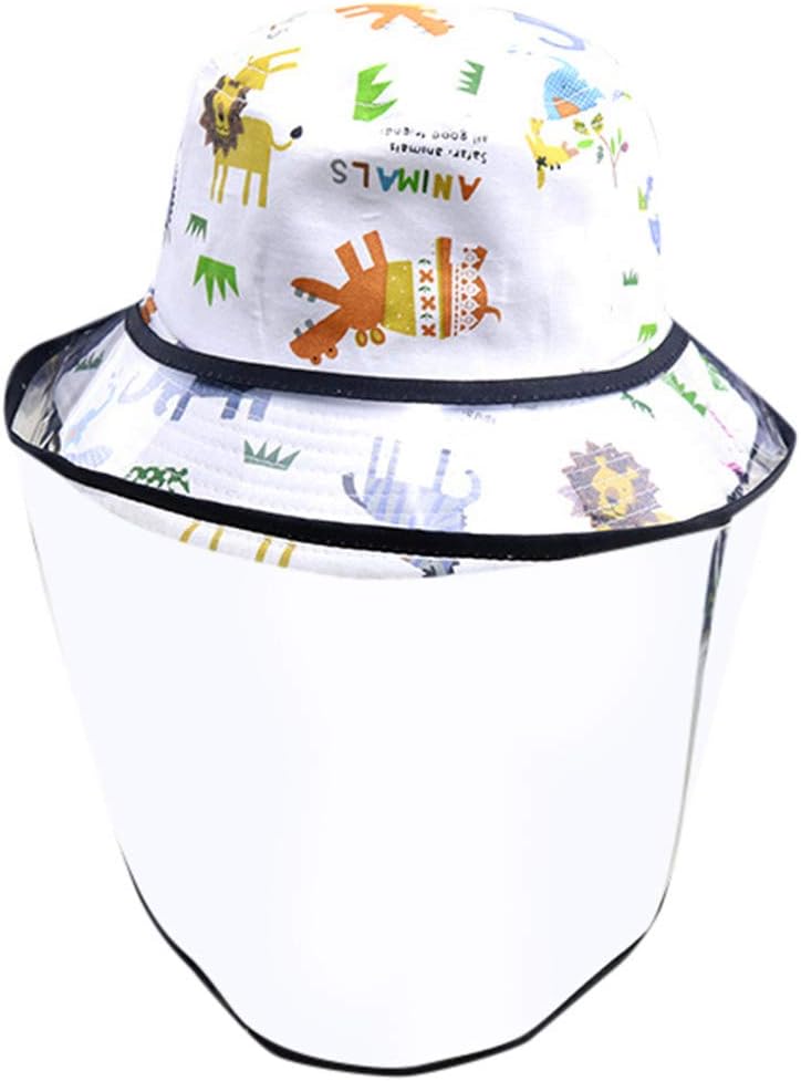 Kids Boys Girls Cartoon Animal Fruit Fisherman Hat Cotton Bucket Sun Cap Outdoor