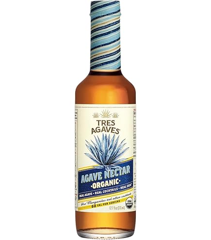 Amazon.com : Top Hat Spicy Agave Nectar - Made with 100% Organic Agave  Nectar, Hatch Chile & Jalapeo - Lower Calorie Hot Agave Syrup Sweetener  for Margaritas, Cocktails, Mocktails, Lemonades, Soda, Coffee,