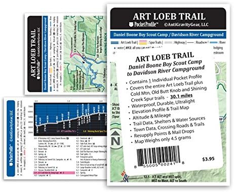 Art Loeb Trail (ALT) Pocket Profile Map