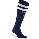 For Bare Feet NCAA PENN STATE NITTANY LIONS Cozy Feather Compression Varsity Stripe Team Color Small/Medium