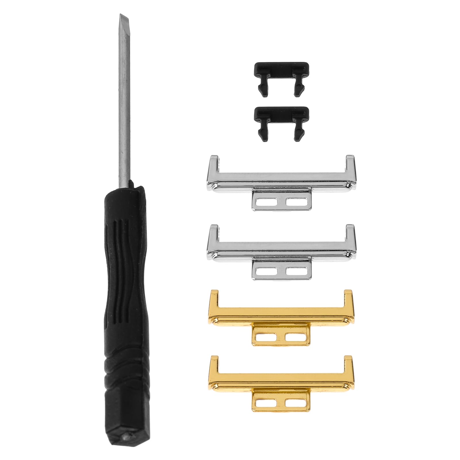 ibasenice Watch Connector Adapter for Watch Fit Smartwatch Strap Metal Linker 4Pcs Durable Replacement Accessory