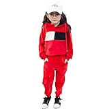 Rexury Girl's Hoodie and Pants Set Velour Sweatsuit