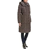 Cole Haan Women's Long Quilted Puffer Coat Down Jacket