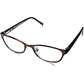 Foster Grant womens Charlsie Multifocus Reading Glasses Cat-Eye Reading Glasses