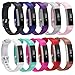 Henoda Silicone Bands for Fitbit Alta,Alta Strap Style,Large,Small
