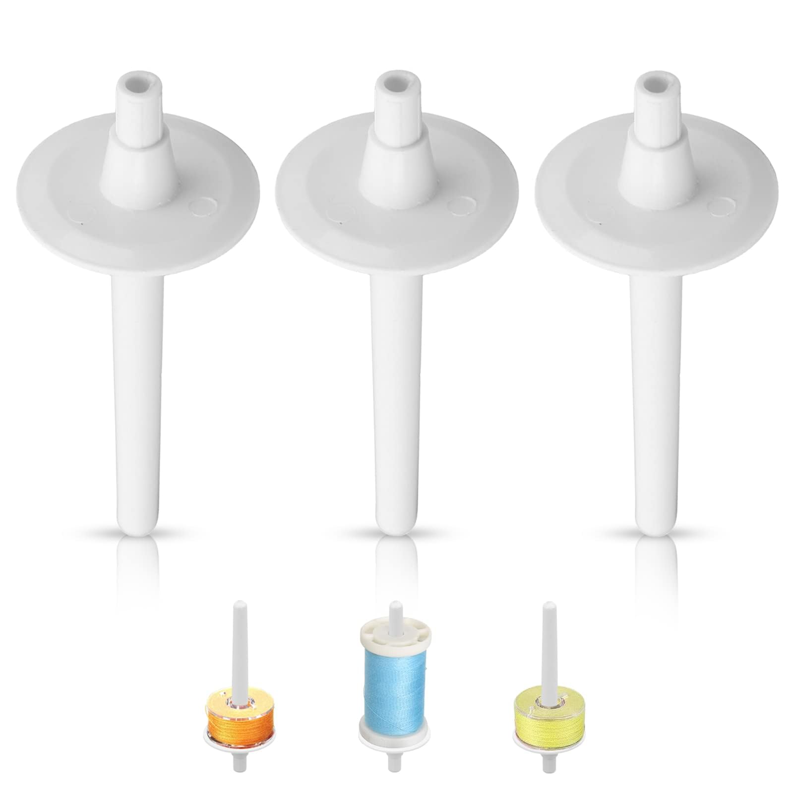 3Pcs Spool Pins for Sewing Machine, Spool Pins Replacement, Auxiliary Spool Pin, Bobbin Spool Holder, Sewing Machine Spool Pin, Thread Spool Holder for Most Sewing Machines,6.7 * 3.5cm /2.6in*1.4in