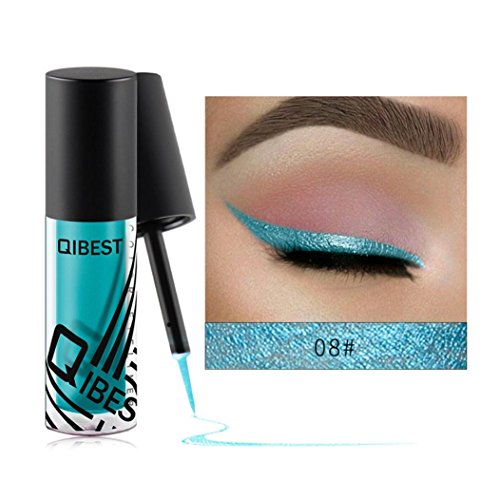 Kanzd Metallic Shiny Smoky Eyes Beauty Eyeshadow Waterproof Glitter Liquid Eyeliner (H)