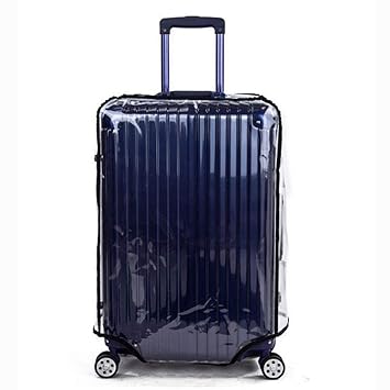 Biback Reisekoffer-Schutzhülle staubdicht Kratzfest Kofferschoner Koffer-Schutz Transparent PVC Gepäck-Trolley Schutz staubdi