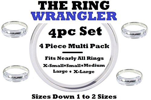 The Ring Wrangler Multi Pack Ring Guard Ring Resizers-(4 Pack of Sizes)