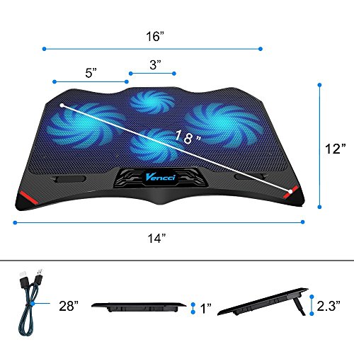 6 Laptop+Cooling+Vencci+Blue+Cooler