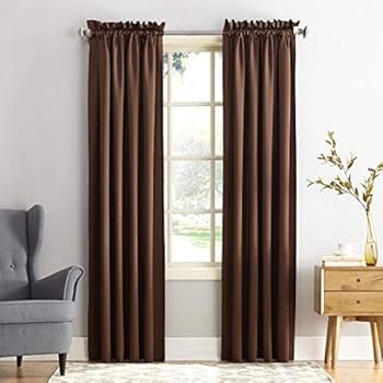 Sun Zero Barrow Energy Efficient Rod Pocket Curtain Panel, 54