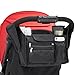 Stroller Organizer Caddy Bag – Large Storage Pockets for iPhones, Wallets, Bottles, Diapers, Wipes - Black, Delta Children