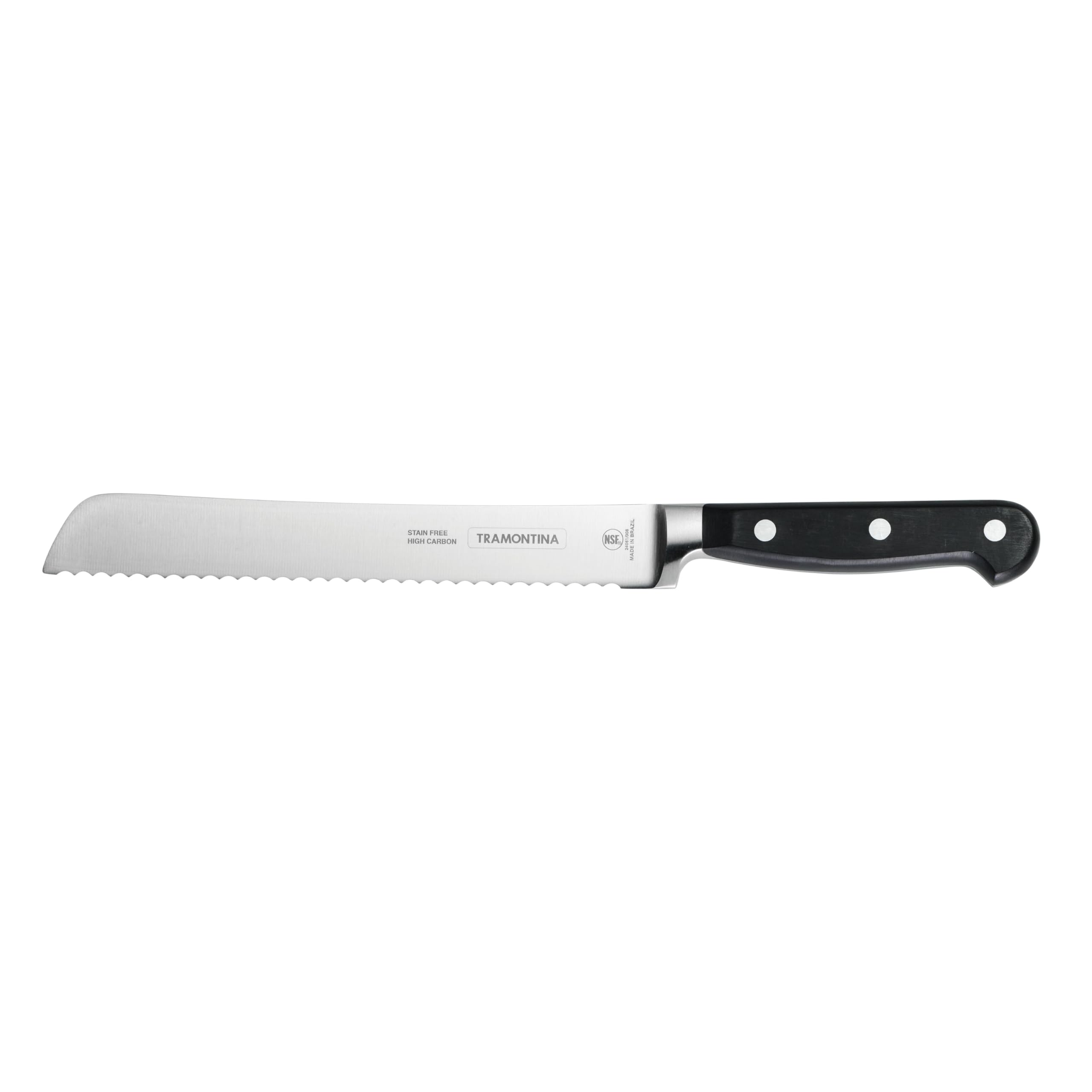 Tramontina Pro Series Forged 8-Inch Serrated Bread Knife, Stain-free High-Carbon Steel Kitchen Knives for Cooking Image